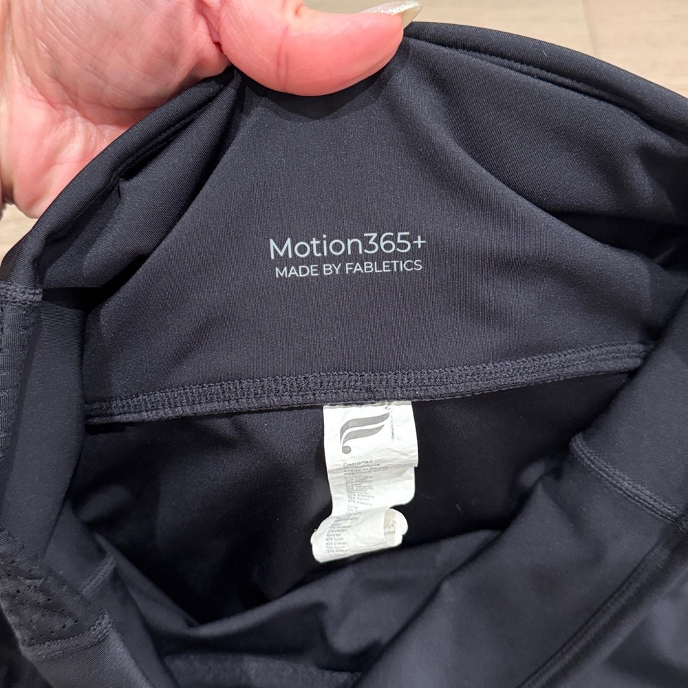 Fabletics Black Side Mesh Anywhere Motion365+ Hig… - image 8